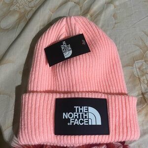 The North Face beanie pink Brand New